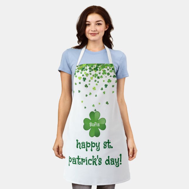 Frohen St. Patrick’s Day – Klassische irische Feie Schürze (Getragen)