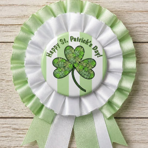 Frohen St. Patrick's Day 3-Zoll-Button Button