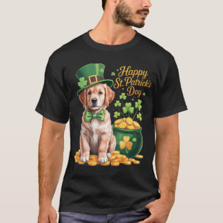 Frohen St. Patrick's Day an Hunde Liebhaber Lustig T-Shirt