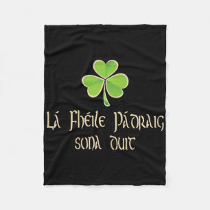 Frohen St. Patrick's Day auf Irisch - A Fleecedecke