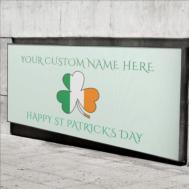 Frohen St. Patrick's Day Benutzername Shamrock Banner (Von Creator hochgeladen)
