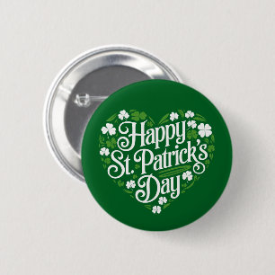 Frohen St. Patrick's Day  Button