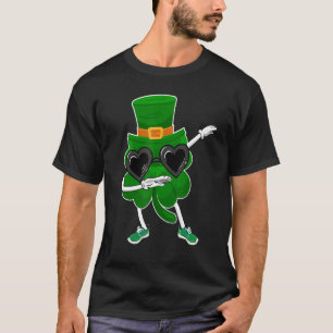 Frohen St. Patrick's Day Dabbing Shamrock Hut Hip T-Shirt