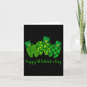 Frohen St. Patrick's Day Dental Sofort Zahn Irisch Karte