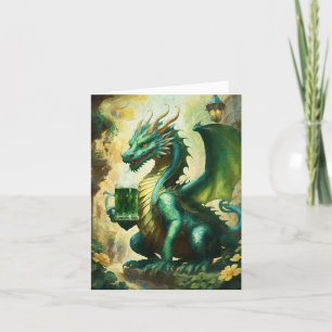 Frohen St. Patrick's Day Drachen Feiertagskarte