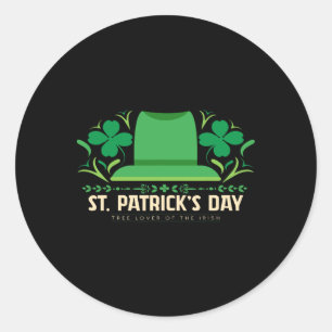 Frohen St Patricks Day Geburtstag Saint Paddys Fra Runder Aufkleber