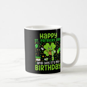 Frohen St. Patrick's Day Geburtstag Shamrock Dab B Kaffeetasse