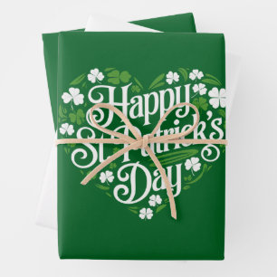 Frohen St. Patrick's Day  Geschenkpapier Set