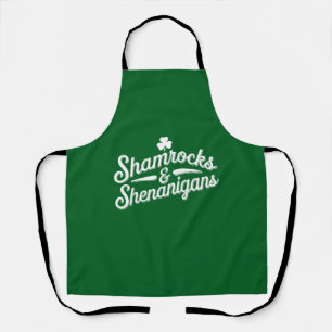 Frohen St. Patrick's Day Glücksklee&Scherereien Schürze