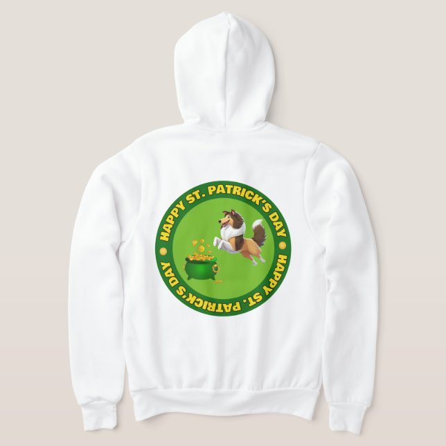 Frohen St. Patrick's Day Hoodie (AblageHinten)