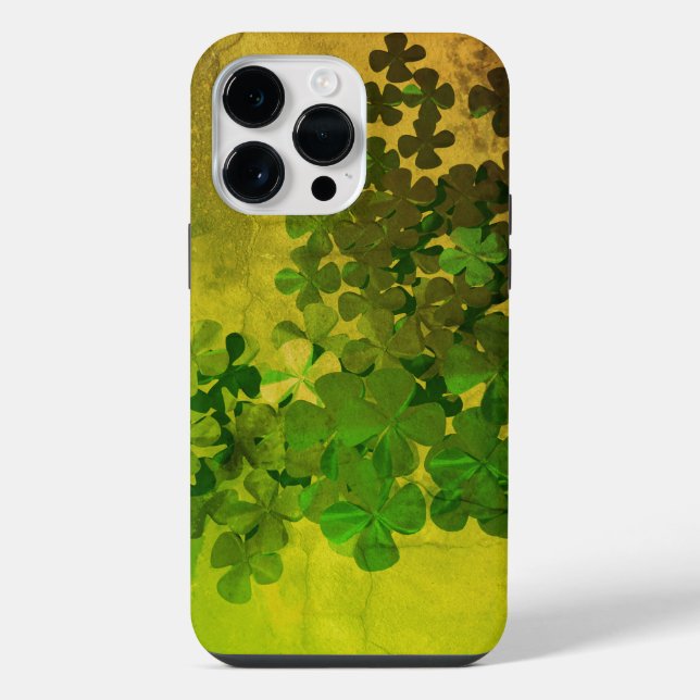 Frohen St. Patrick's Day iPhone Hülle (Rückseite)