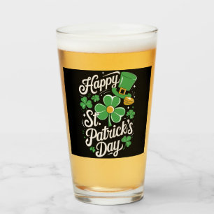 Frohen St. Patrick's Day irische Herkunft St Patty Glas