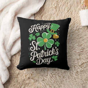 Frohen St. Patrick's Day irisches Erbe St Patty's  Kissen