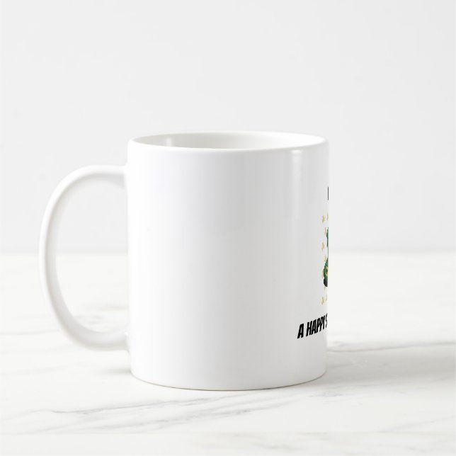 Frohen St. Patrick's Day Kaffeetasse (Links)