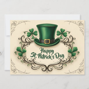 Frohen St. Patrick's Day Kleeblatt-Design