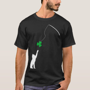 Frohen St. Patrick's Day Kleeblatt Katze Kleeblatt T-Shirt