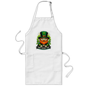 Frohen St. Patrick's Day Lange Schürze