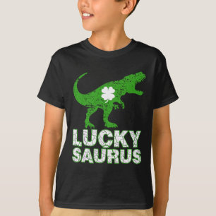 Frohen St. Patrick's Day Luckysaurus Dinosaur Sham T-Shirt