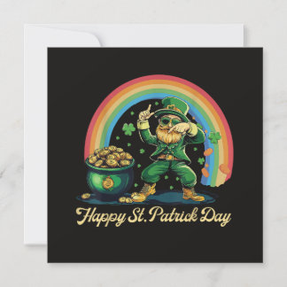 Frohen St. Patrick's Day Lustiger Leprechaun