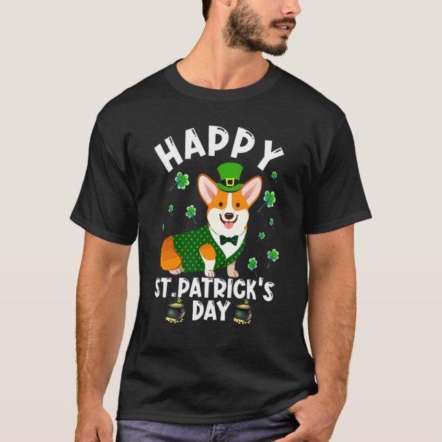 Frohen St. Patrick's Day Lustiger Saint Patricks C T-Shirt (Vorderseite)