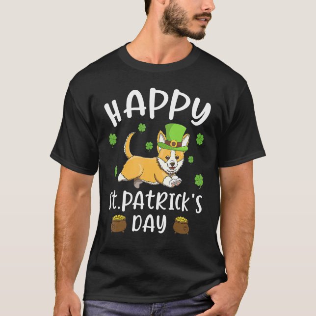 Frohen St. Patrick's Day Lustiger Saint Patricks C T-Shirt (Vorderseite)