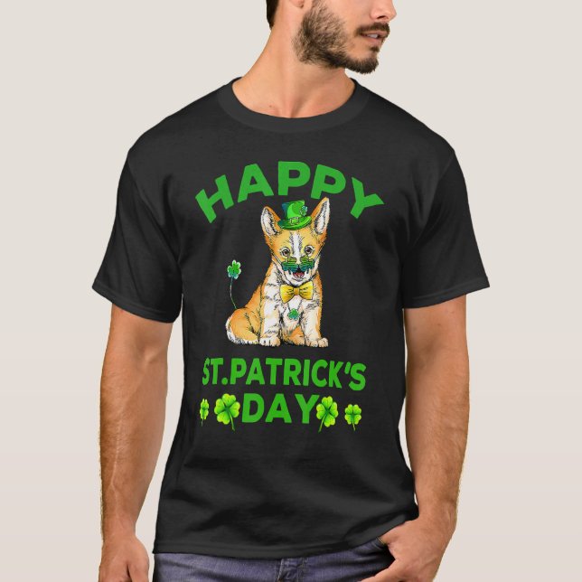 Frohen St. Patrick's Day Lustiger Saint Patricks C T-Shirt (Vorderseite)