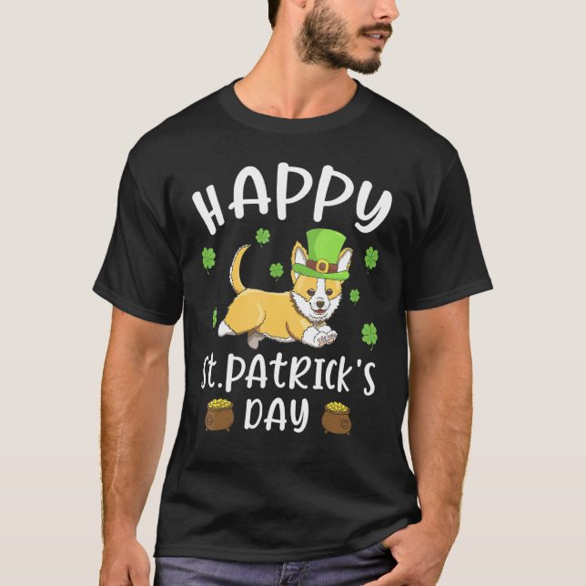 Frohen St. Patrick's Day Lustiger St. Patrick's Co T-Shirt (Vorderseite)
