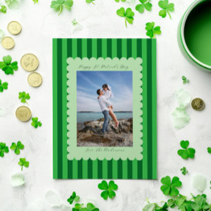 Frohen St. Patrick's Day Maßgeschneiderte Fotograf Feiertagskarte