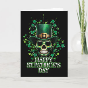 Frohen St. Patrick's Day Paddy Shamrock Kleeblatt  Karte