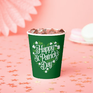 Frohen St. Patrick's Day  Pappbecher