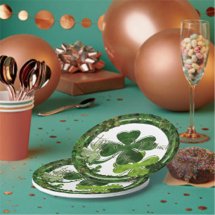 Frohen St. Patrick's Day Pappteller