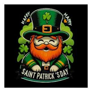 Frohen St. Patrick's Day Poster