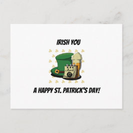 Frohen St. Patrick's Day Postkarte