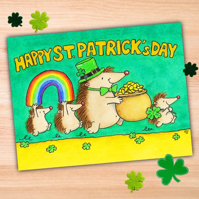Frohen St. Patrick's Day  Postkarte (Von Creator hochgeladen)