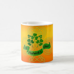 Frohen St. Patrick's Day Pot o' Gold Irland Kaffeetasse