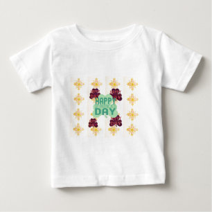 Frohen St. Patrick's Day Schöne Kunst drucke Baby T-shirt