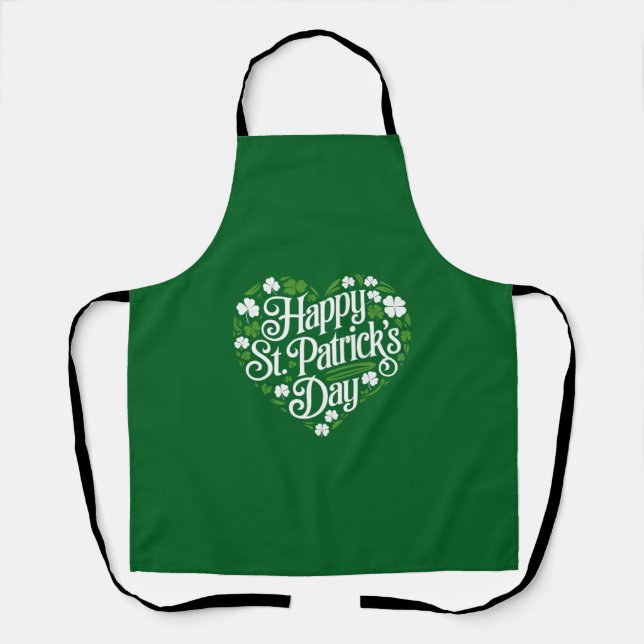Frohen St. Patrick's Day  Schürze (Vorderseite)