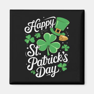 Frohen St. Patrick's Day Shamrock Irischer Lustige Magnet