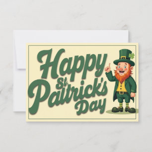 Frohen St. Patrick's Day Süßer Kobold