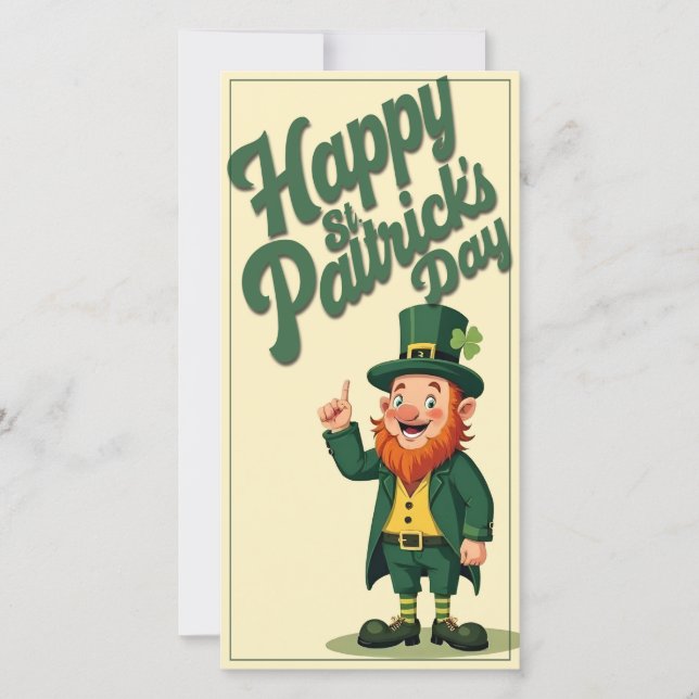 Frohen St. Patrick's Day Süßer Kobold (Vorderseite)