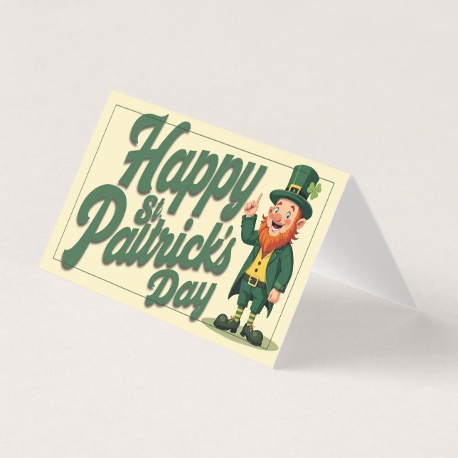 Frohen St. Patrick's Day Süßer Kobold (Vorderseite)