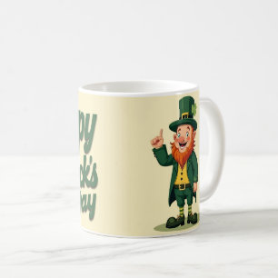 Frohen St. Patrick's Day Süßer Kobold Kaffeetasse