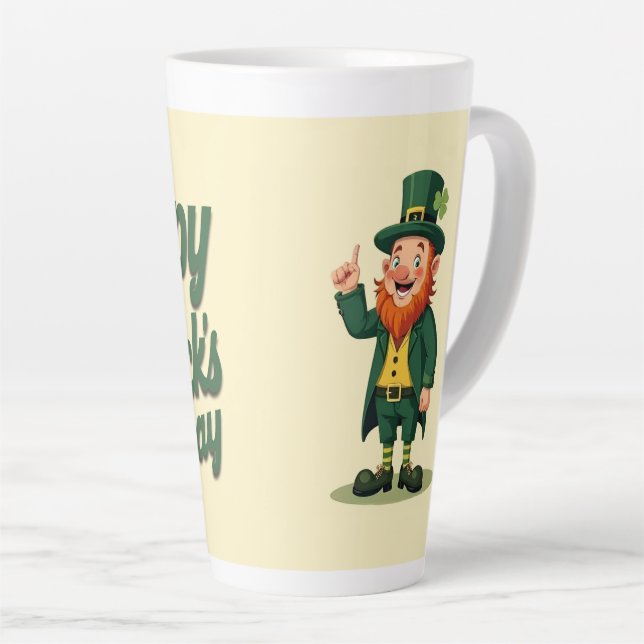 Frohen St. Patrick's Day Süßer Kobold Milchtasse (Rechte Ecke)