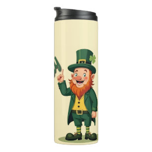 Frohen St. Patrick's Day Süßer Kobold Thermosbecher