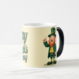 Frohen St. Patrick's Day Süßer Kobold Verwandlungstasse