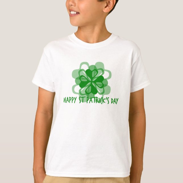 Frohen St. Patrick's Day T-Shirt (Vorderseite)