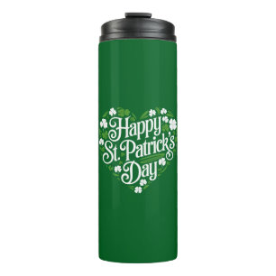 Frohen St. Patrick's Day Thermosbecher
