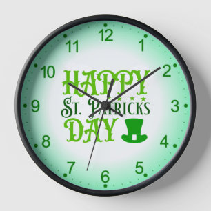 Frohen St. Patrick's Day Uhr