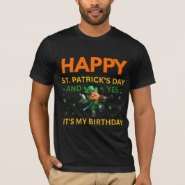 Frohen St. Patrick's Day UND Alles Gute zum Geburt T-Shirt