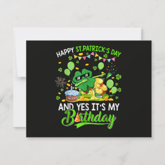Frohen St. Patrick's Day und meinem Geburtstag Sha Einladung
